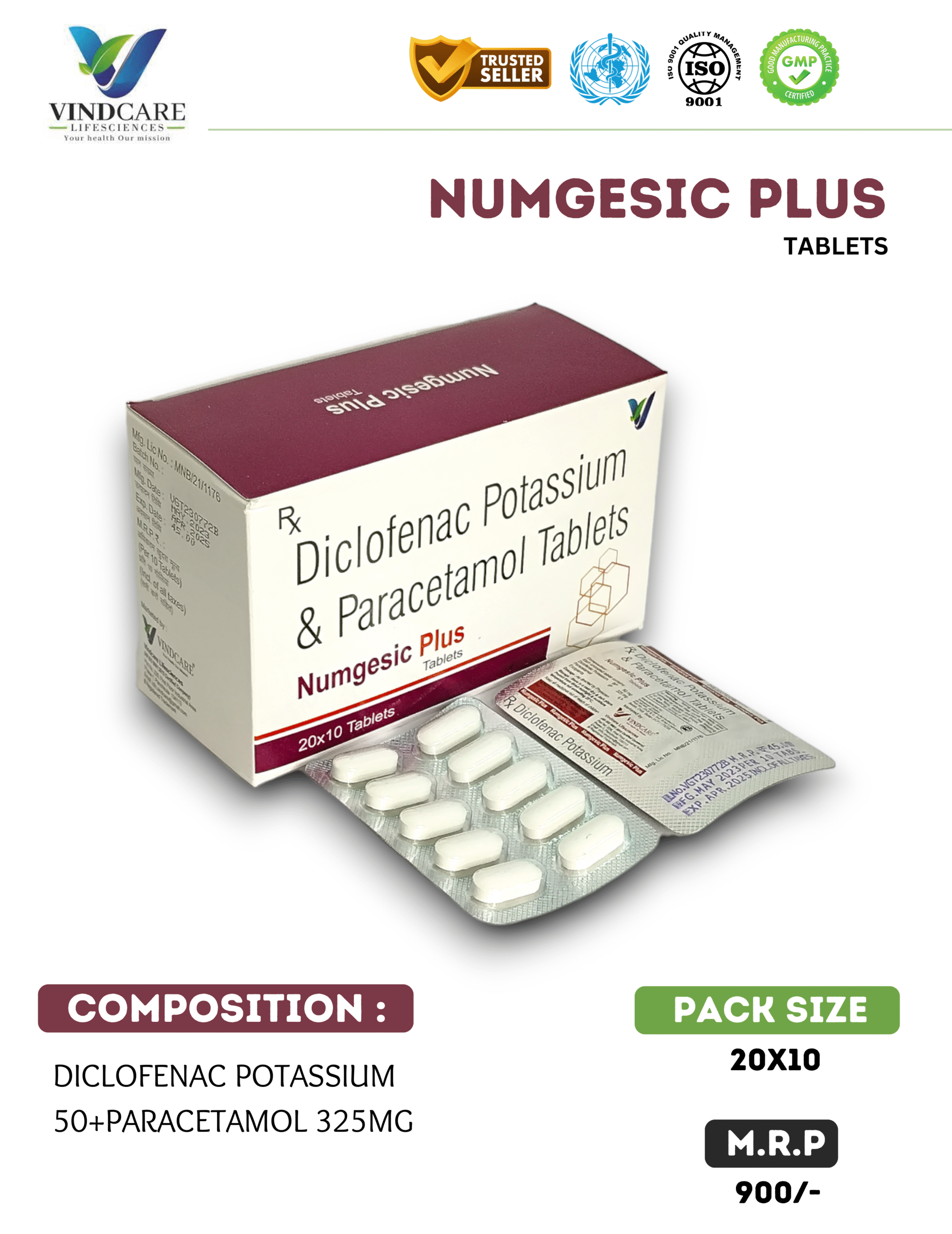 NUMGESIC PLUS