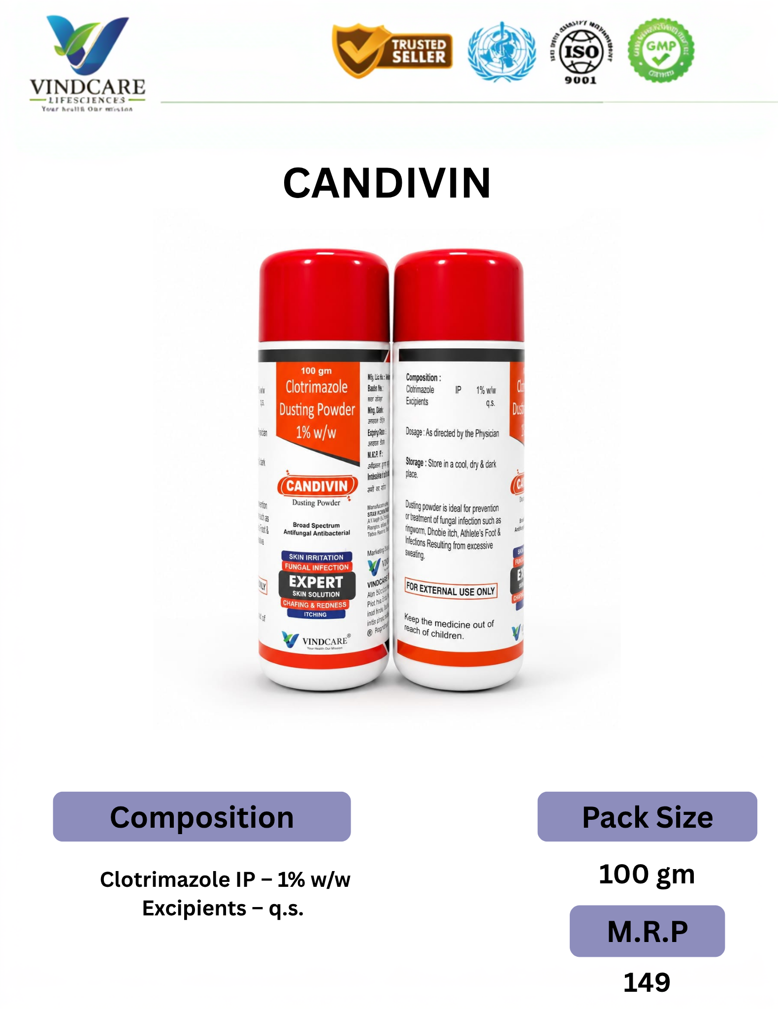 CANDIVIN Dusting Powder